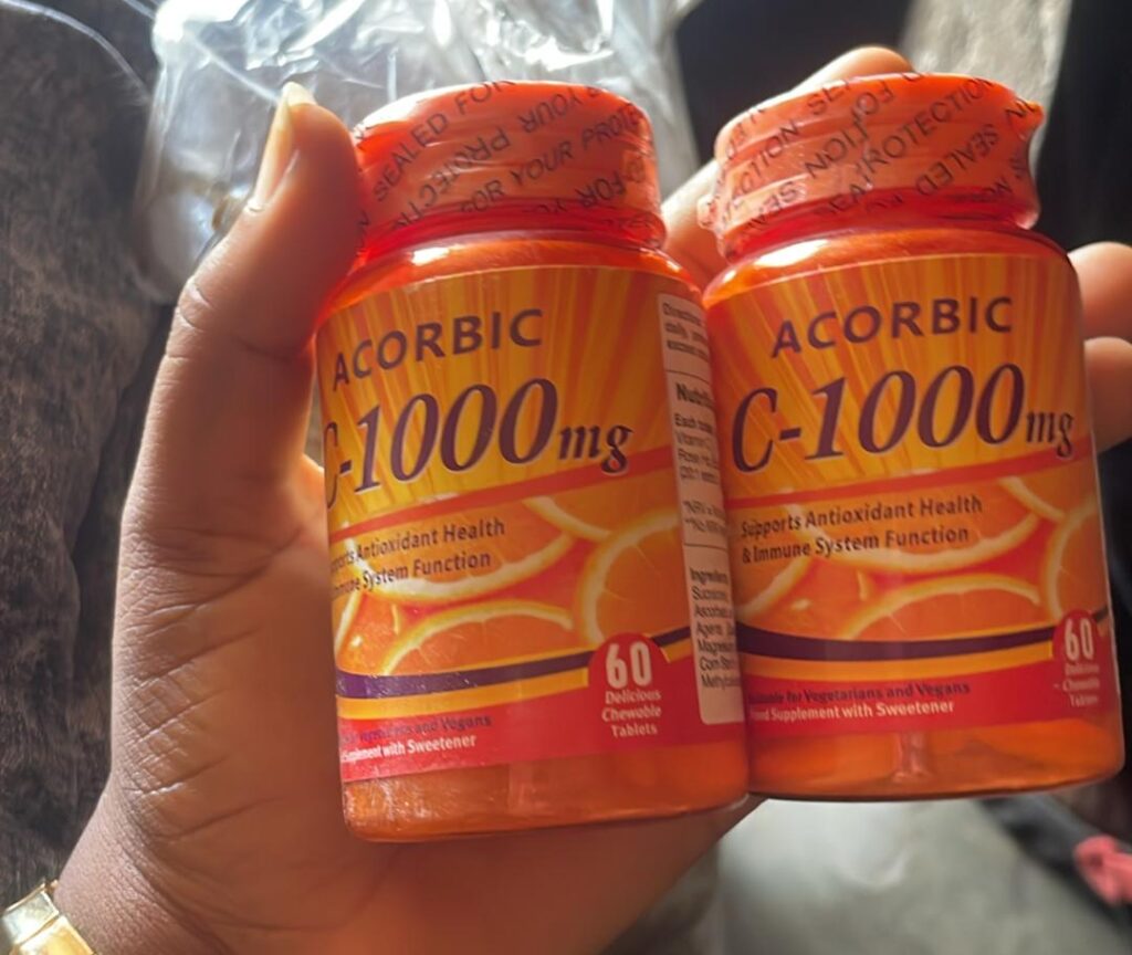 Ascorbic c -1000mg vitamin c supplement-30capsules