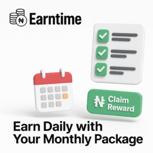 How To Earn Daily On Earntime Ng With Your Subscription Package Full Step By Step Guide